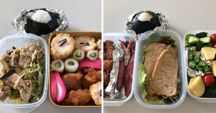 父が作ってくれたお弁当